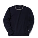 裏毛 スウェット クルーネック ジャカード BLACK LABEL SS23 ネイビー