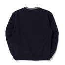 裏毛 スウェット クルーネック ジャカード BLACK LABEL SS23 ネイビー
