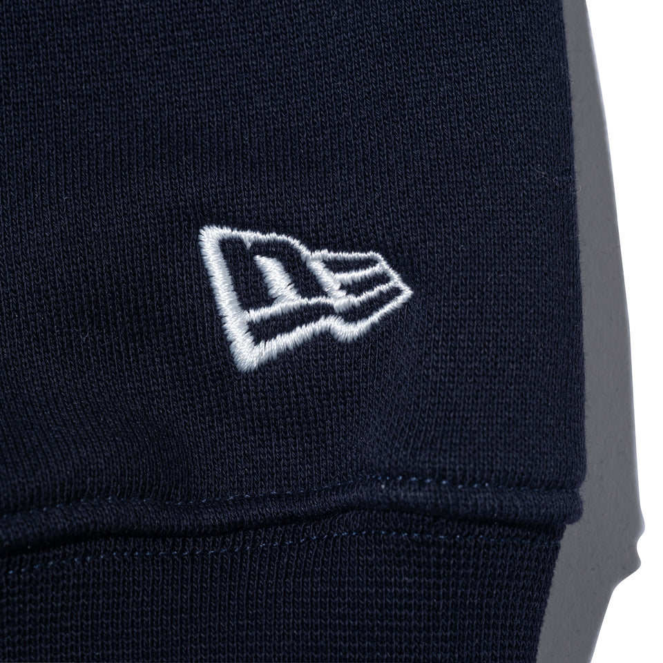 裏毛 スウェット クルーネック ジャカード BLACK LABEL SS23 ネイビー