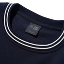 裏毛 スウェット クルーネック ジャカード BLACK LABEL SS23 ネイビー