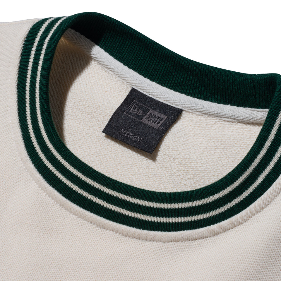 裏毛 スウェット クルーネック ジャカード BLACK LABEL SS23 オフホワイト
