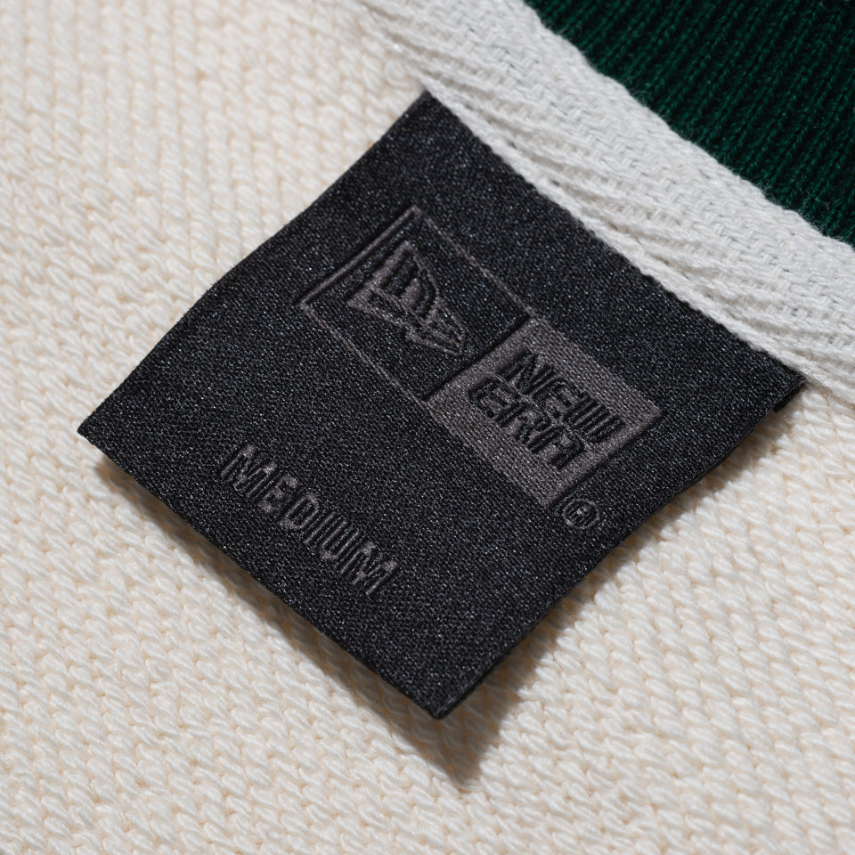 裏毛 スウェット クルーネック ジャカード BLACK LABEL SS23 オフホワイト