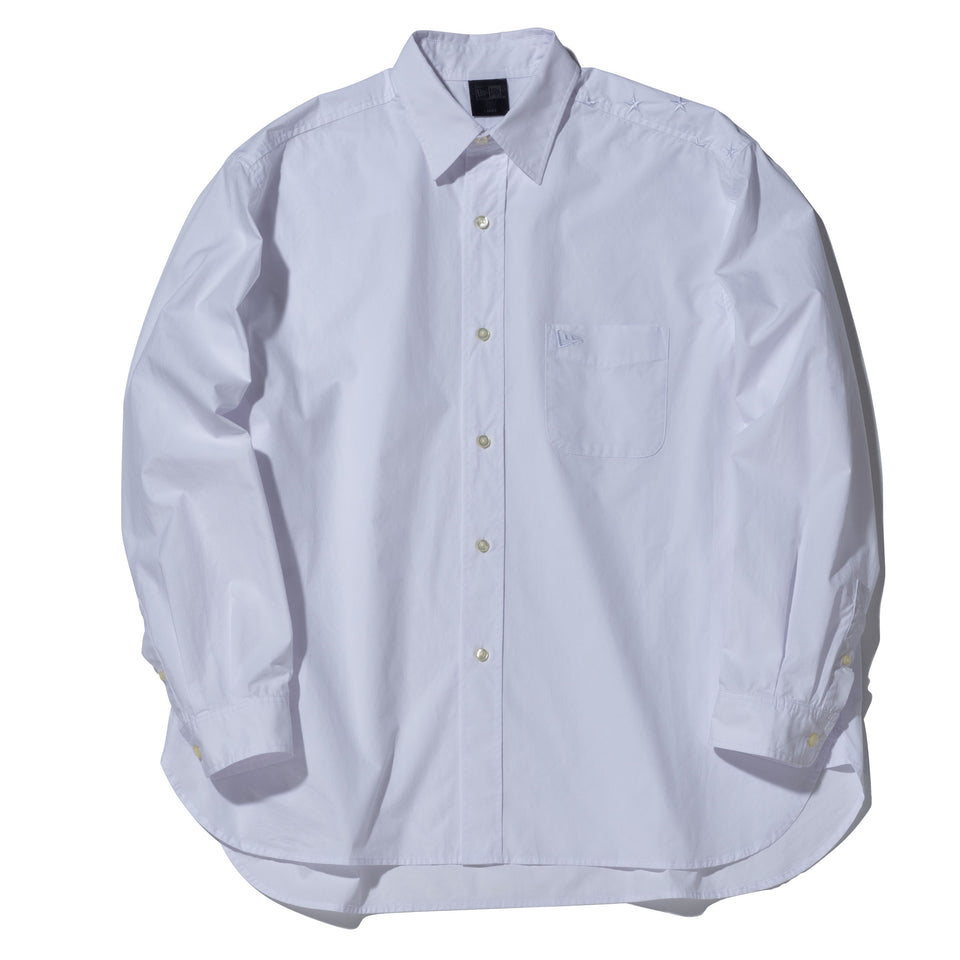 長袖 タイプライターシャツ スター&ストライプス BLACK LABEL SS23 ホワイト