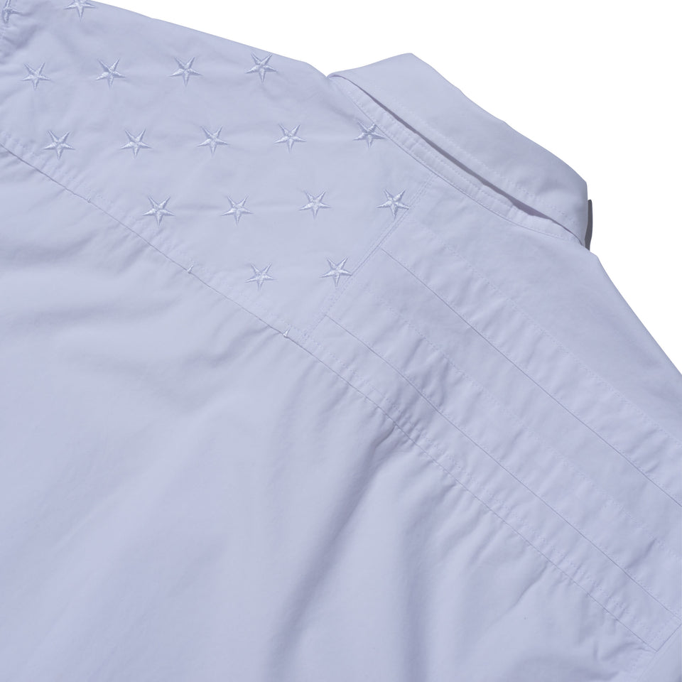 長袖 タイプライターシャツ スター&ストライプス BLACK LABEL SS23 ホワイト