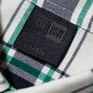 長袖 マドラスチェック ボタンダウンシャツ BLACK LABEL SS23 グリーン