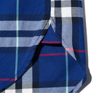 長袖 マドラスチェック ボタンダウンシャツ BLACK LABEL SS23 ネイビー