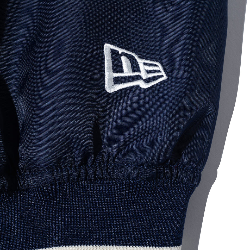 ナイロン ヴァーシティジャケット BLACK LABEL SS23 ネイビー