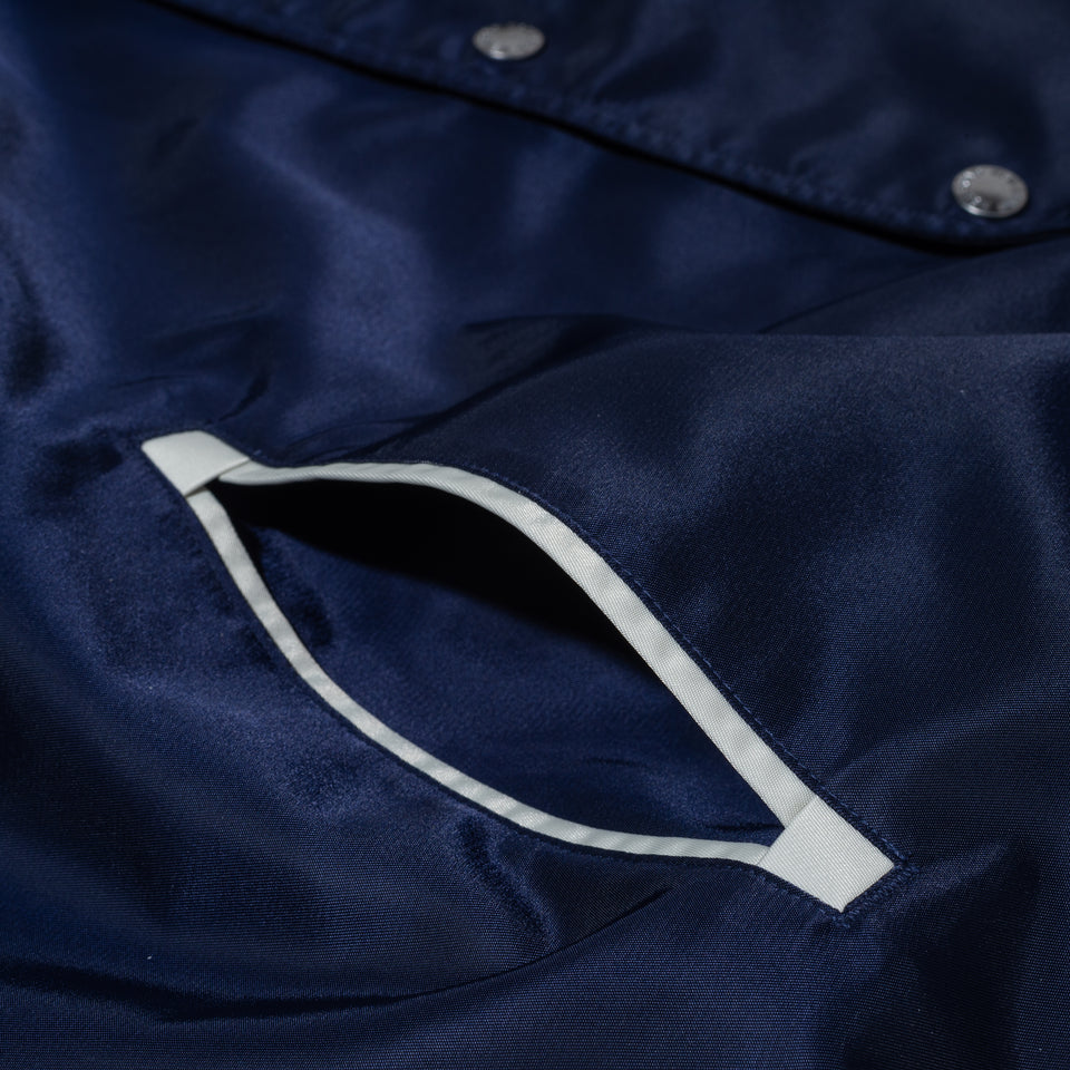 ナイロン ヴァーシティジャケット BLACK LABEL SS23 ネイビー