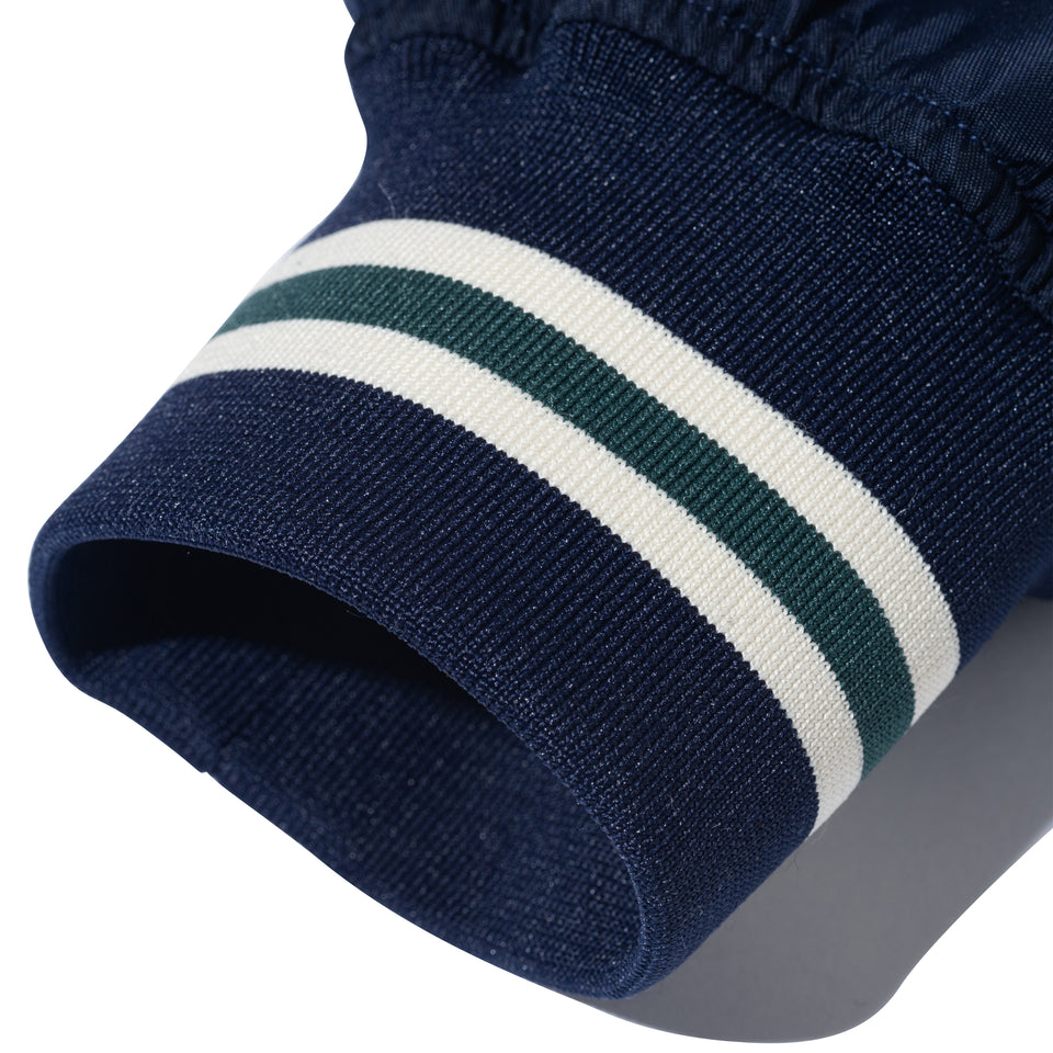 ナイロン ヴァーシティジャケット BLACK LABEL SS23 ネイビー