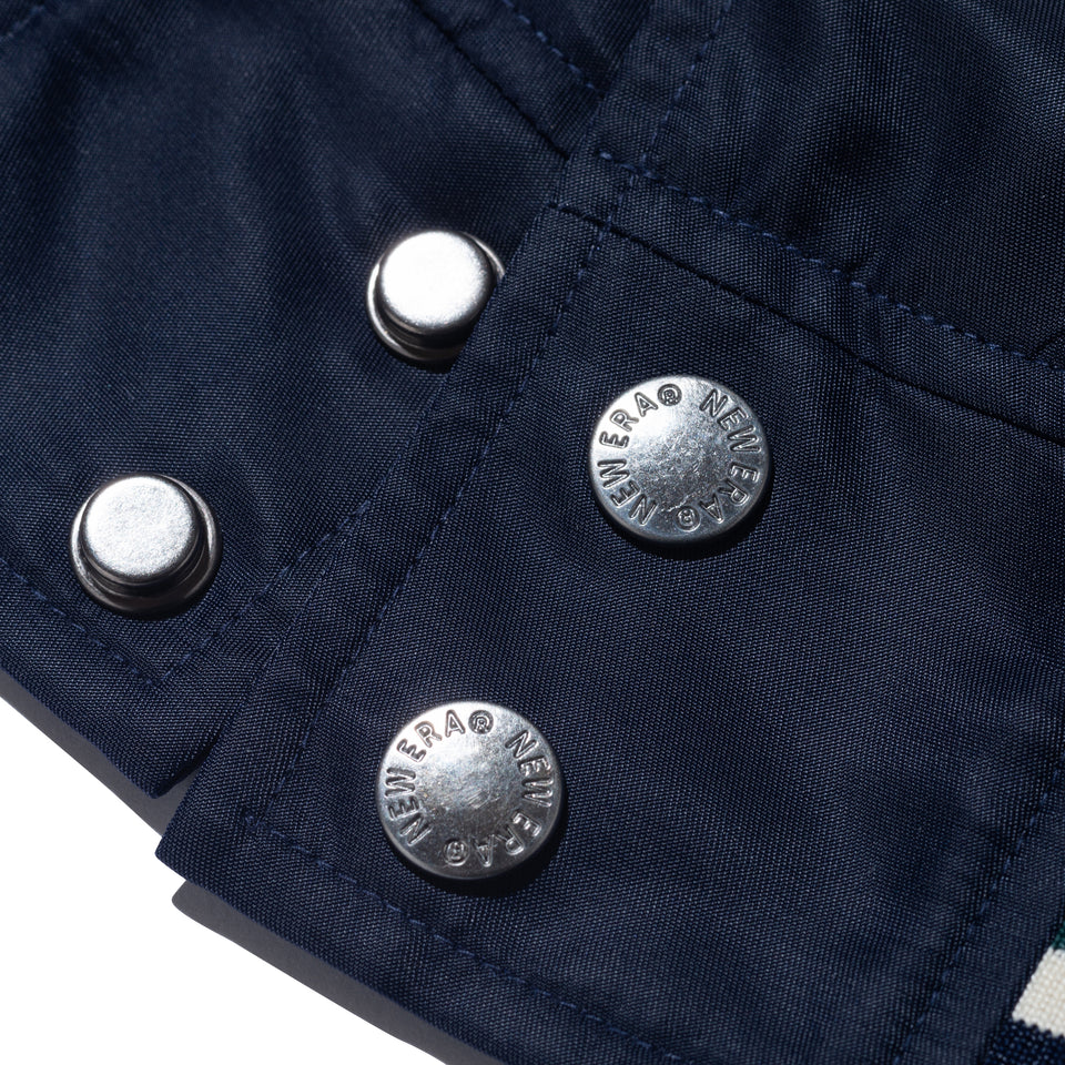 ナイロン ヴァーシティジャケット BLACK LABEL SS23 ネイビー