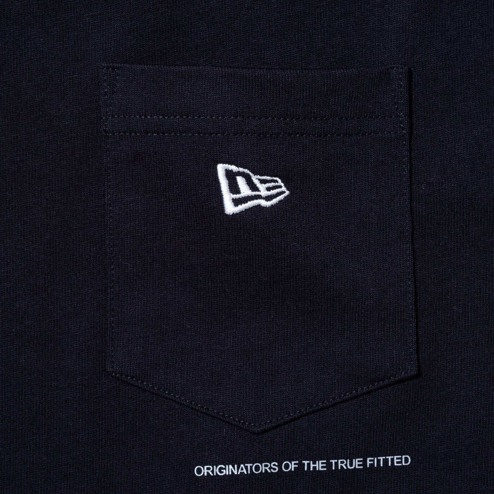 半袖 ポケット コットンTシャツ NEW ERA BLACK LABEL ブラック