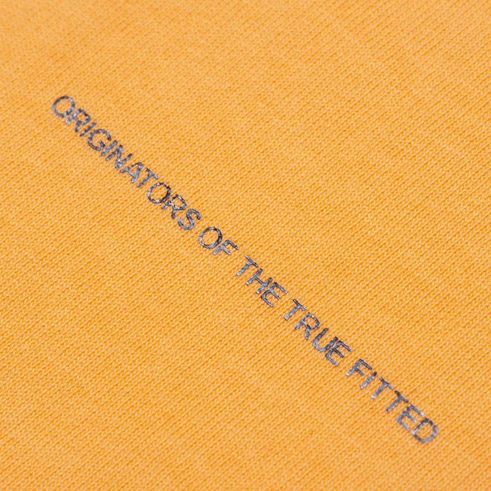 半袖 ポケット ヘビーウェイト コットンTシャツ NEW ERA BLACK LABEL オレンジ ビッグシルエット