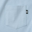 半袖 ポケット ヘビーウェイト コットンTシャツ NEW ERA BLACK LABEL ライトブルー ビッグシルエット