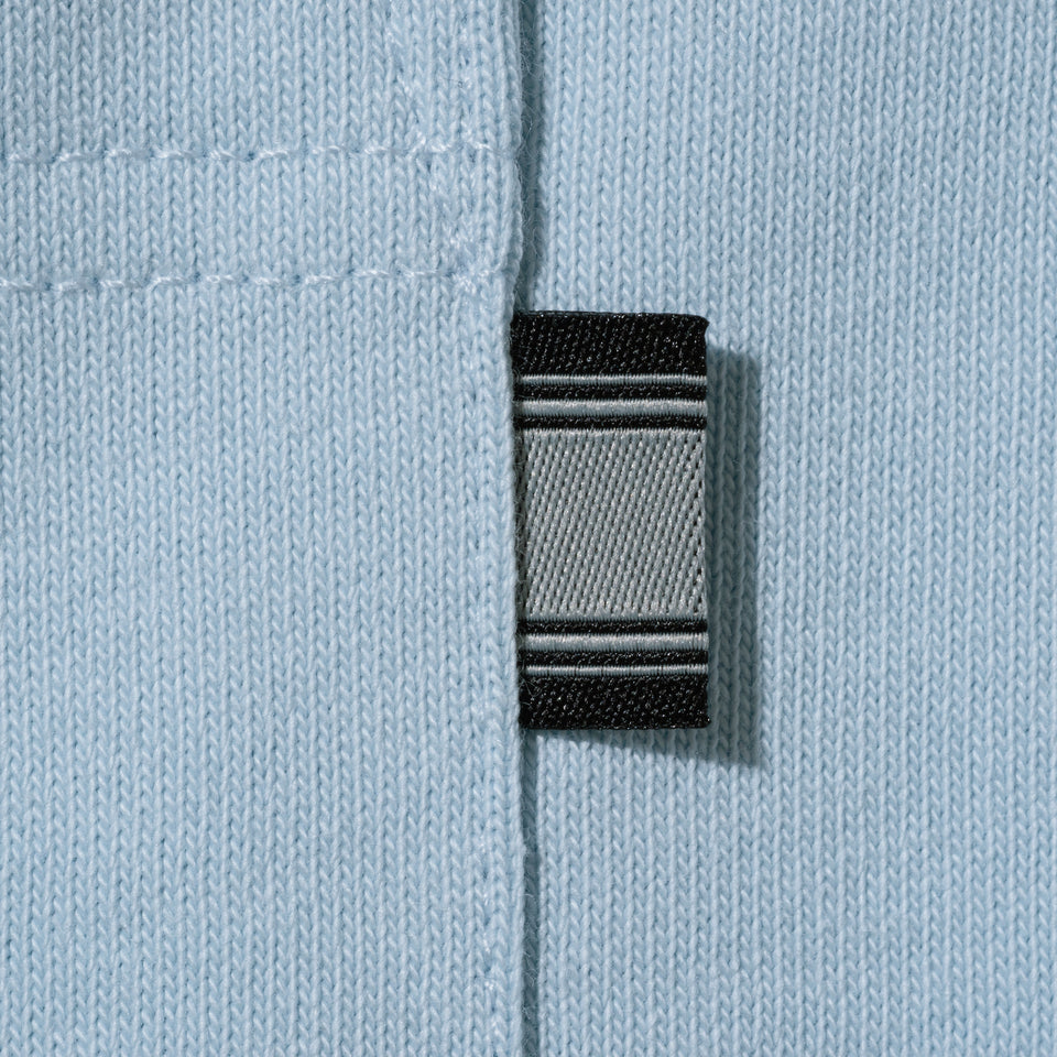 半袖 ポケット ヘビーウェイト コットンTシャツ NEW ERA BLACK LABEL ライトブルー ビッグシルエット