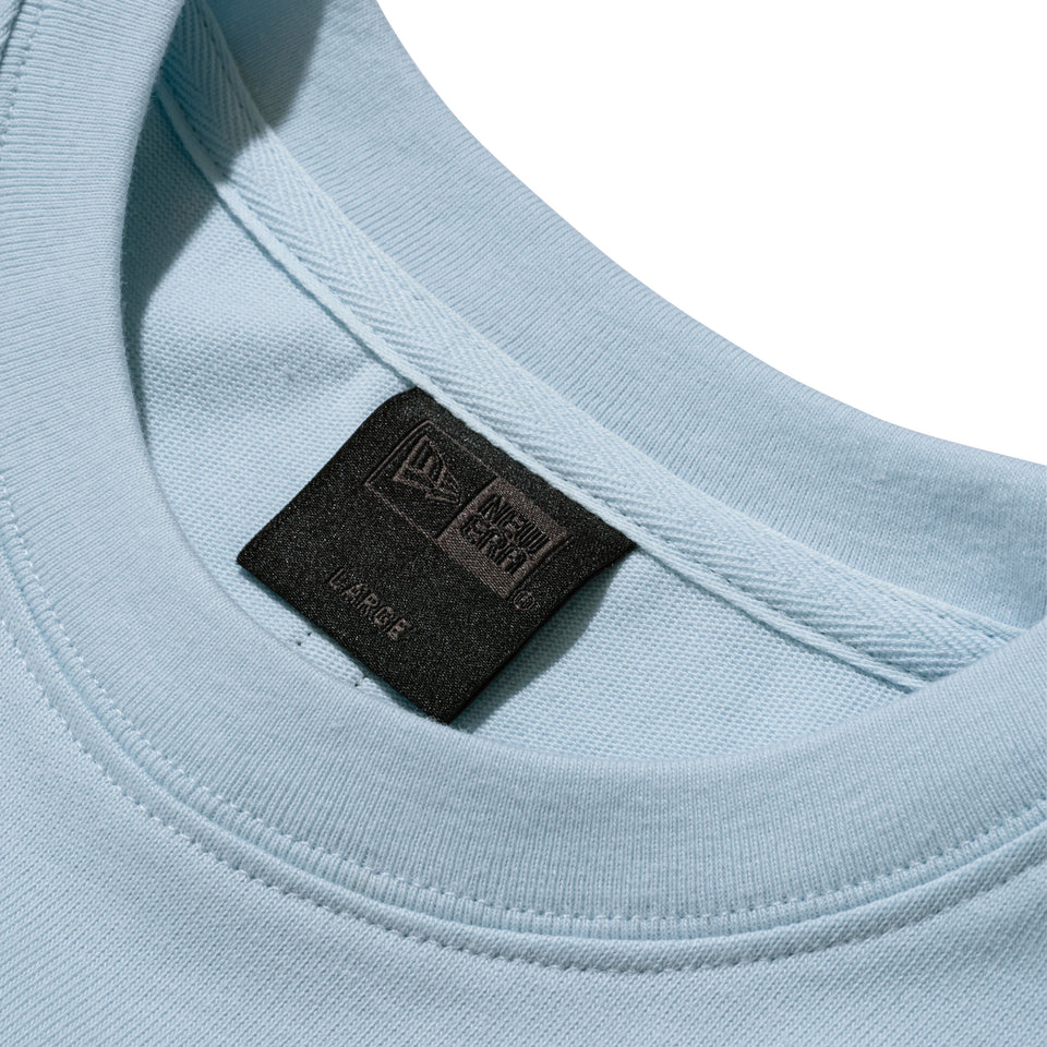半袖 ポケット ヘビーウェイト コットンTシャツ NEW ERA BLACK LABEL ライトブルー ビッグシルエット