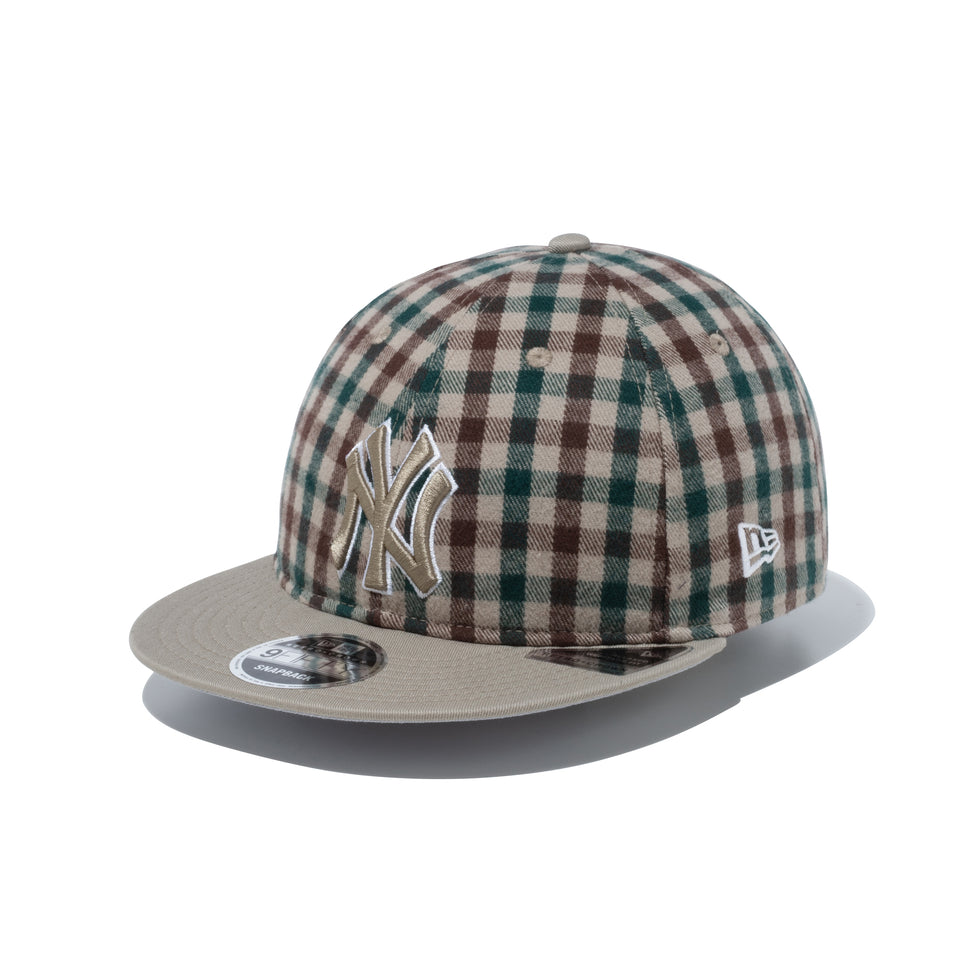 RC 9FIFTY BLACK LABEL FW22 ニューヨーク・ヤンキース フランネルチェック ブラウン