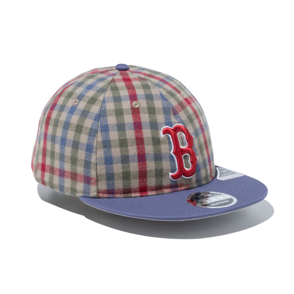 RC 9FIFTY BLACK LABEL FW22 ボストン・レッドソックス フランネルチェック レッド