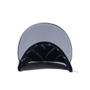 LP 59FIFTY BLACK LABEL SS23 ニューヨーク・ヤンキース ストライプ ネイビー グレーアンダーバイザー