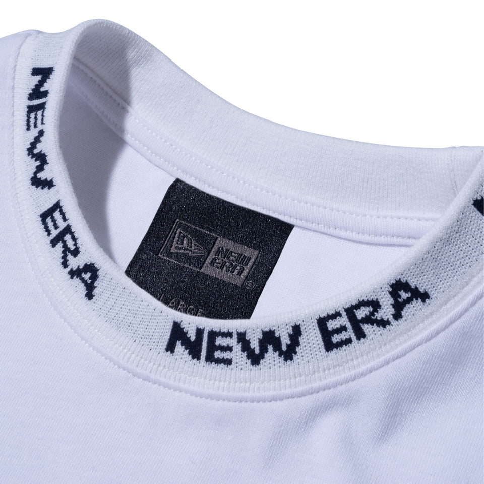 半袖 コットン ジャカード Tシャツ BLACK LABEL SS23 オフホワイト