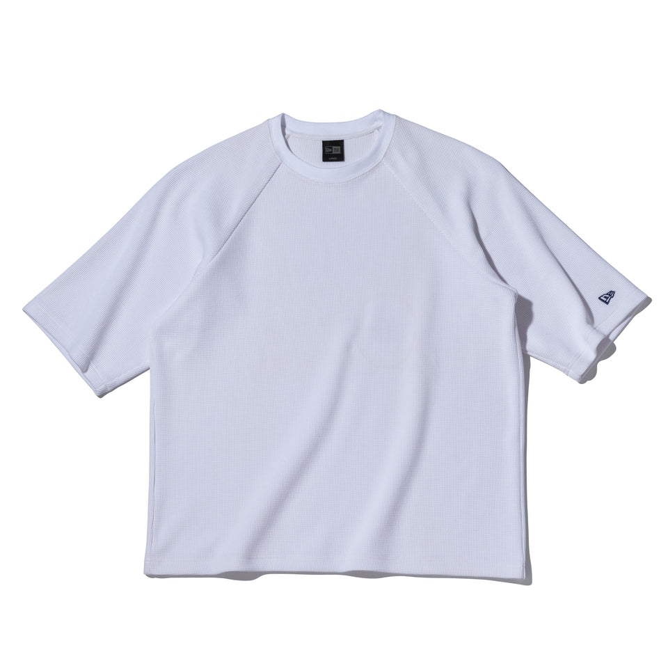 半袖 ワッフル Tシャツ オーバーサイズド BLACK LABEL SS23 オフホワイト