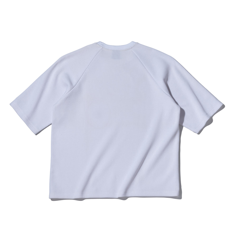 半袖 ワッフル Tシャツ オーバーサイズド BLACK LABEL SS23 オフホワイト