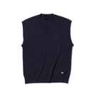 コットン ニットベスト BLACK LABEL SS23 ネイビー