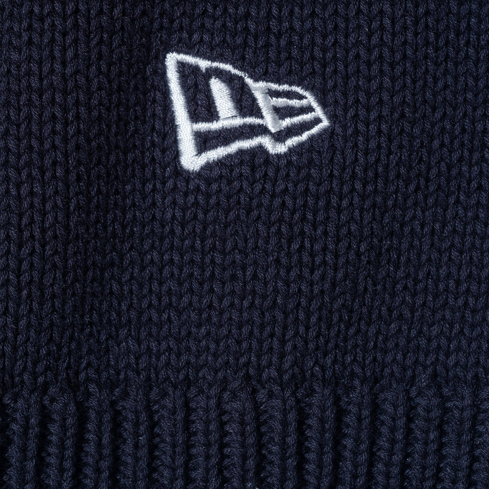 コットン ニットベスト BLACK LABEL SS23 ネイビー