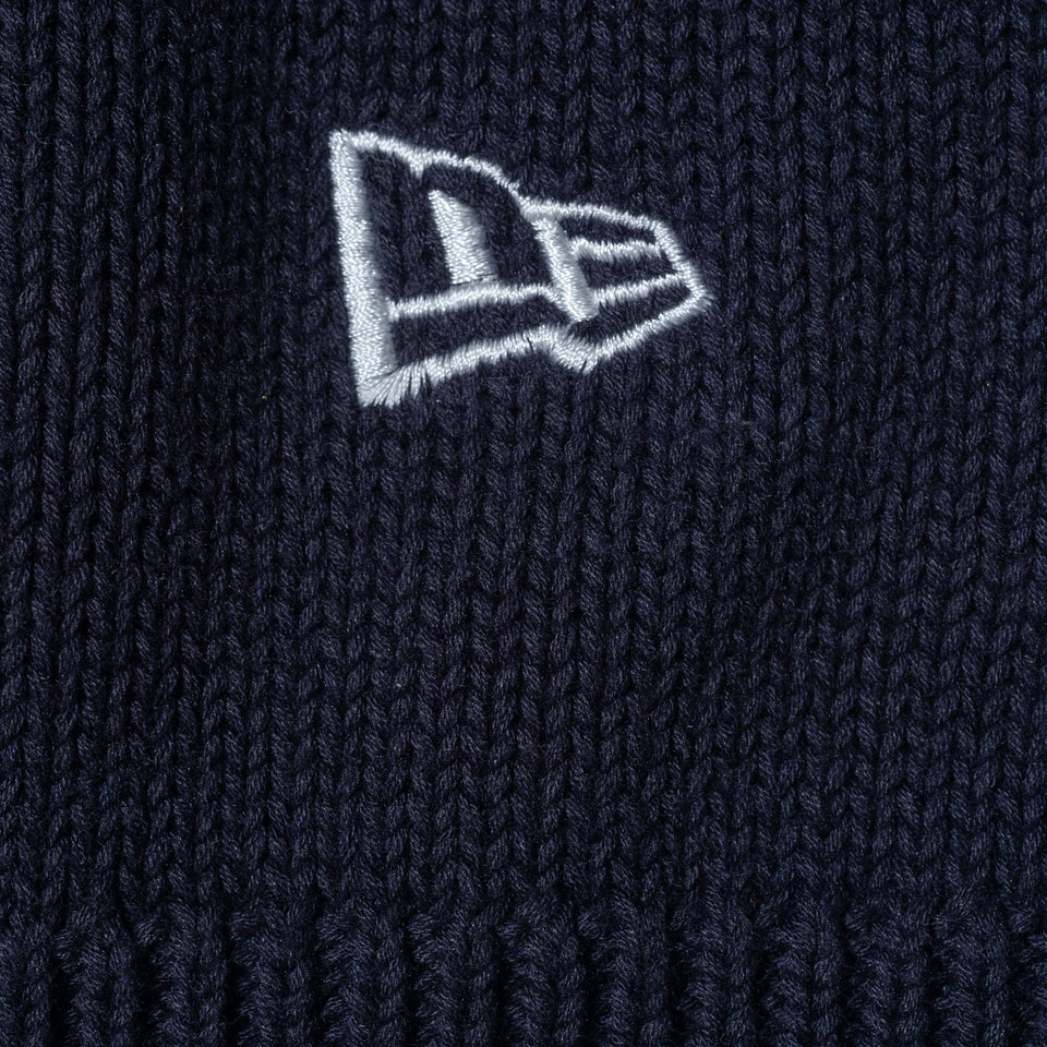 コットン ニットベスト BLACK LABEL SS23 ボーダー ダークグリーン