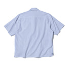 半袖 マルチポケット オックスフォードシャツ BLACK LABEL SS23 ストライプ ネイビー