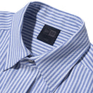 半袖 マルチポケット オックスフォードシャツ BLACK LABEL SS23 ストライプ ネイビー