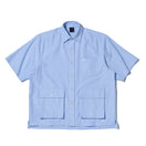 半袖 マルチポケット オックスフォードシャツ BLACK LABEL SS23 サックス