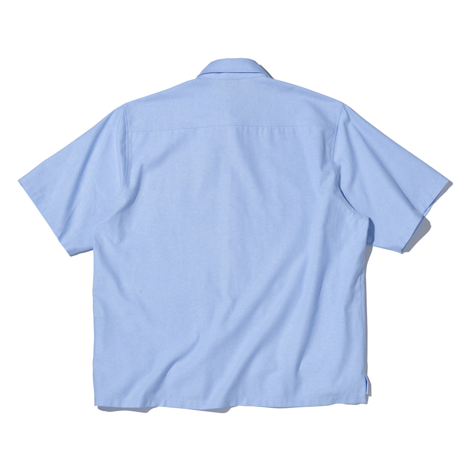 半袖 マルチポケット オックスフォードシャツ BLACK LABEL SS23 サックス