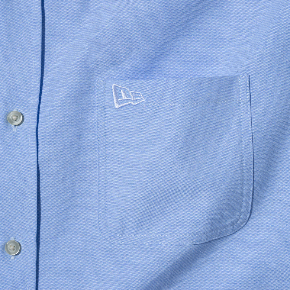 半袖 マルチポケット オックスフォードシャツ BLACK LABEL SS23 サックス