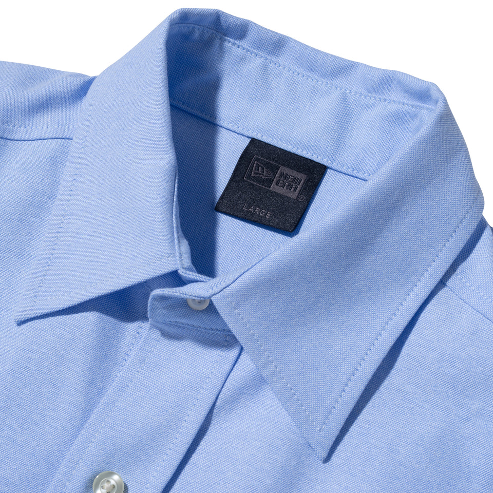 半袖 マルチポケット オックスフォードシャツ BLACK LABEL SS23 サックス