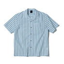 半袖 オープンカラー シャツ BLACK LABEL SS23 ストライプ グリーン