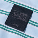 半袖 オープンカラー シャツ BLACK LABEL SS23 ストライプ グリーン