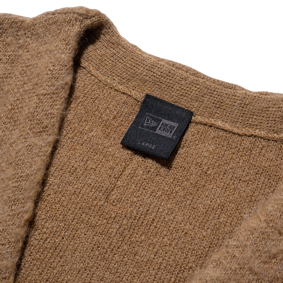 モヘアカーディガン BLACK LABEL FW22 キャメル