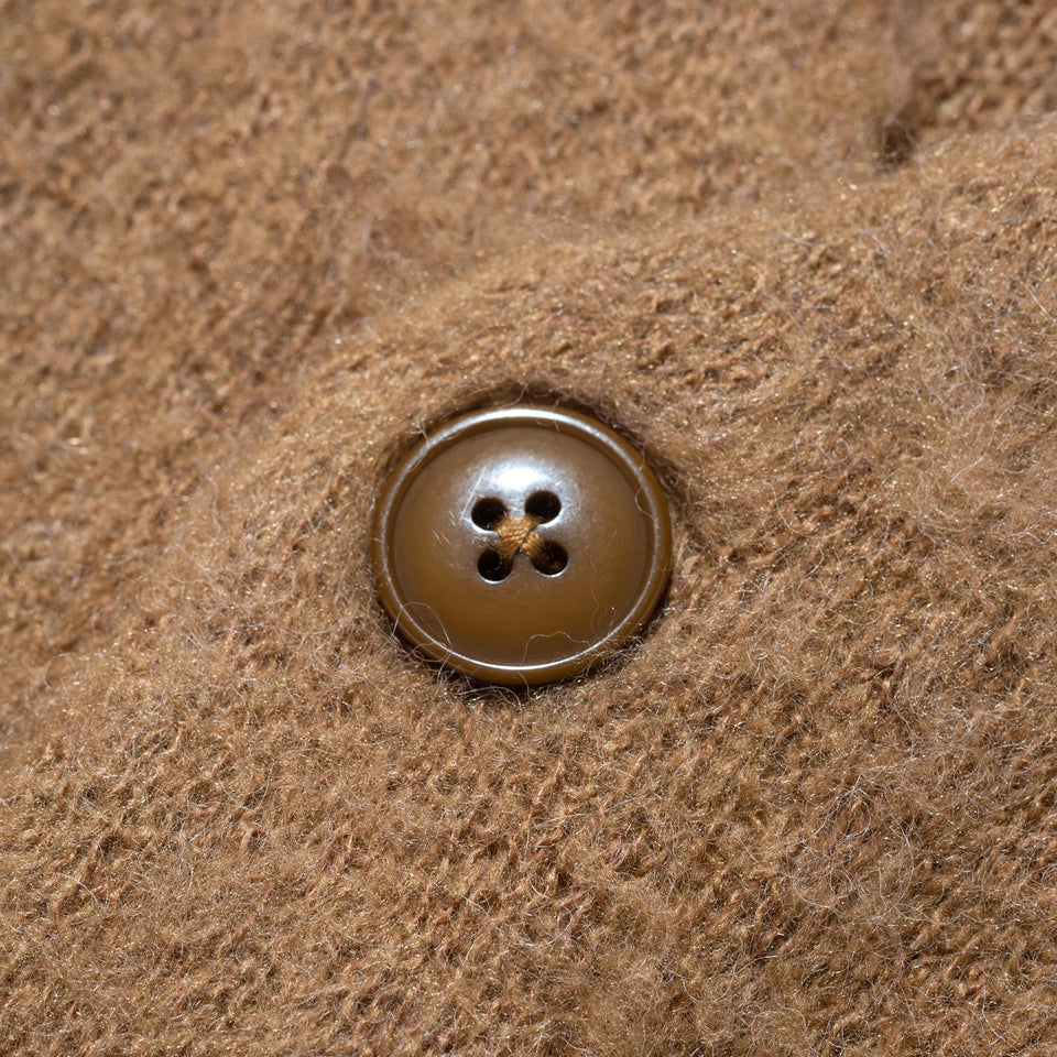 モヘアカーディガン BLACK LABEL FW22 キャメル