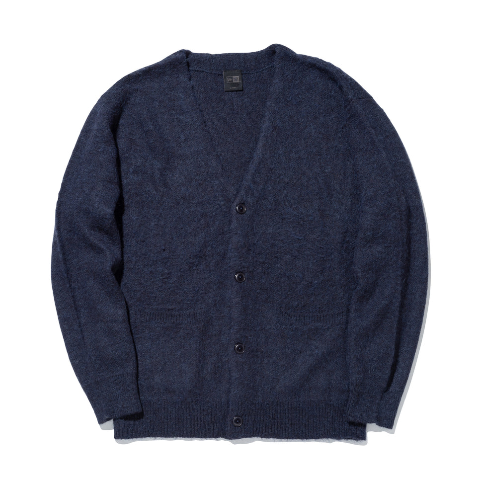 モヘアカーディガン BLACK LABEL FW22 ネイビー