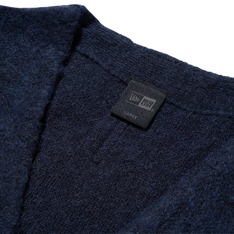 モヘアカーディガン BLACK LABEL FW22 ネイビー