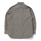 フランネルチェックシャツ BLACK LABEL FW22 ブラウン