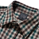 フランネルチェックシャツ BLACK LABEL FW22 ブラウン