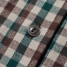 フランネルチェックシャツ BLACK LABEL FW22 ブラウン