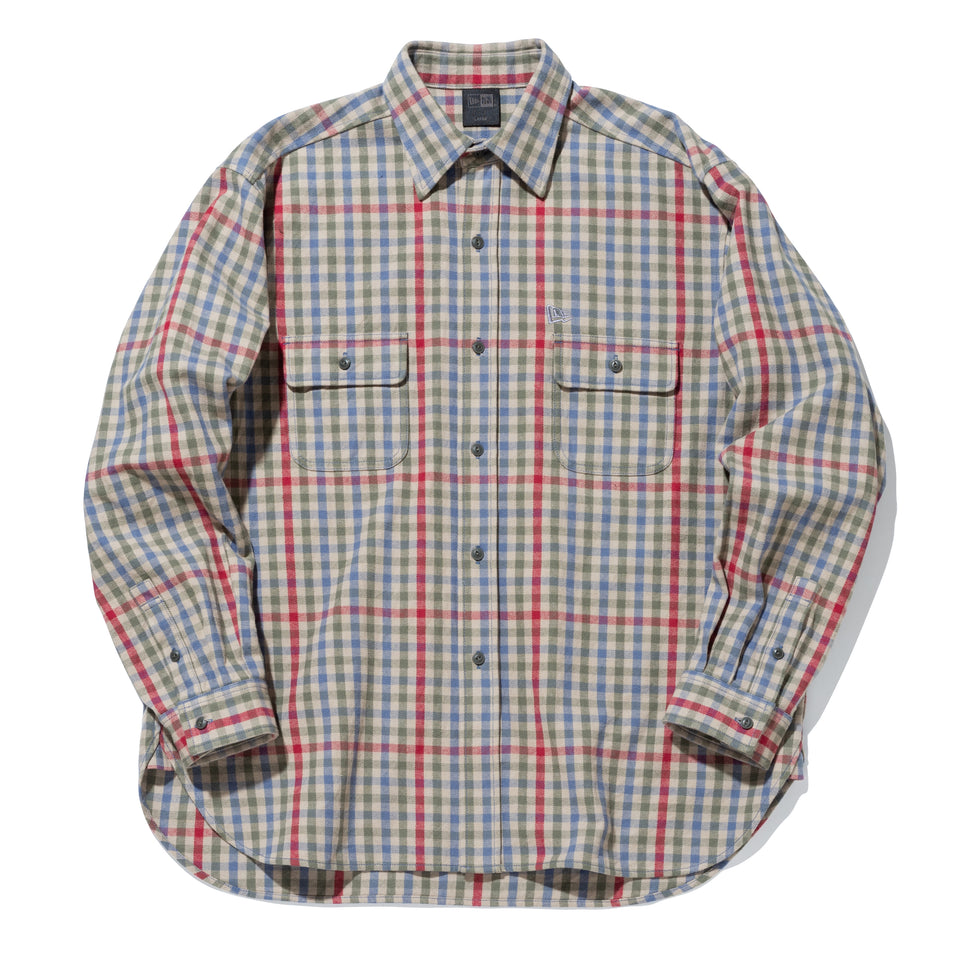 フランネルチェックシャツ BLACK LABEL FW22 レッド