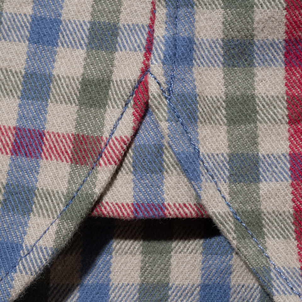 フランネルチェックシャツ BLACK LABEL FW22 レッド
