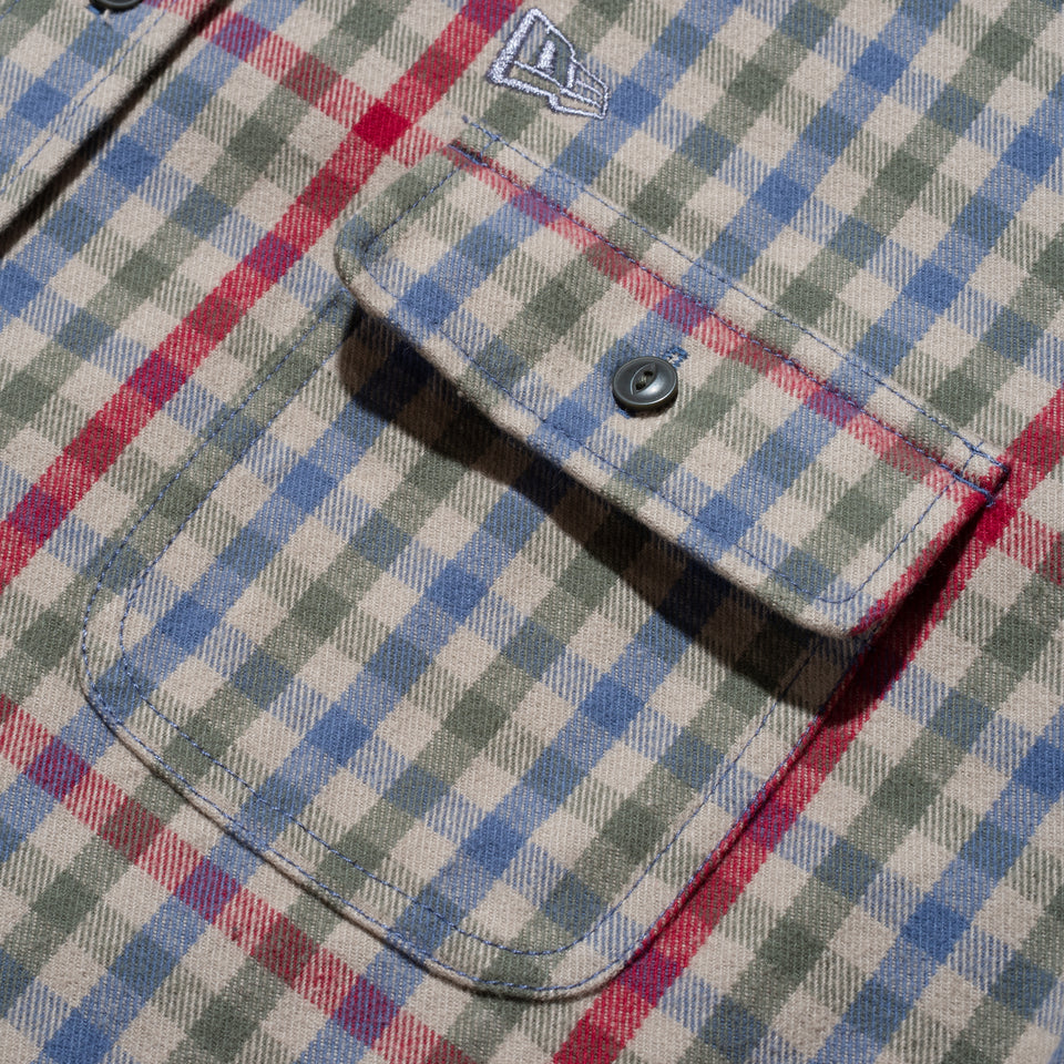 フランネルチェックシャツ BLACK LABEL FW22 レッド