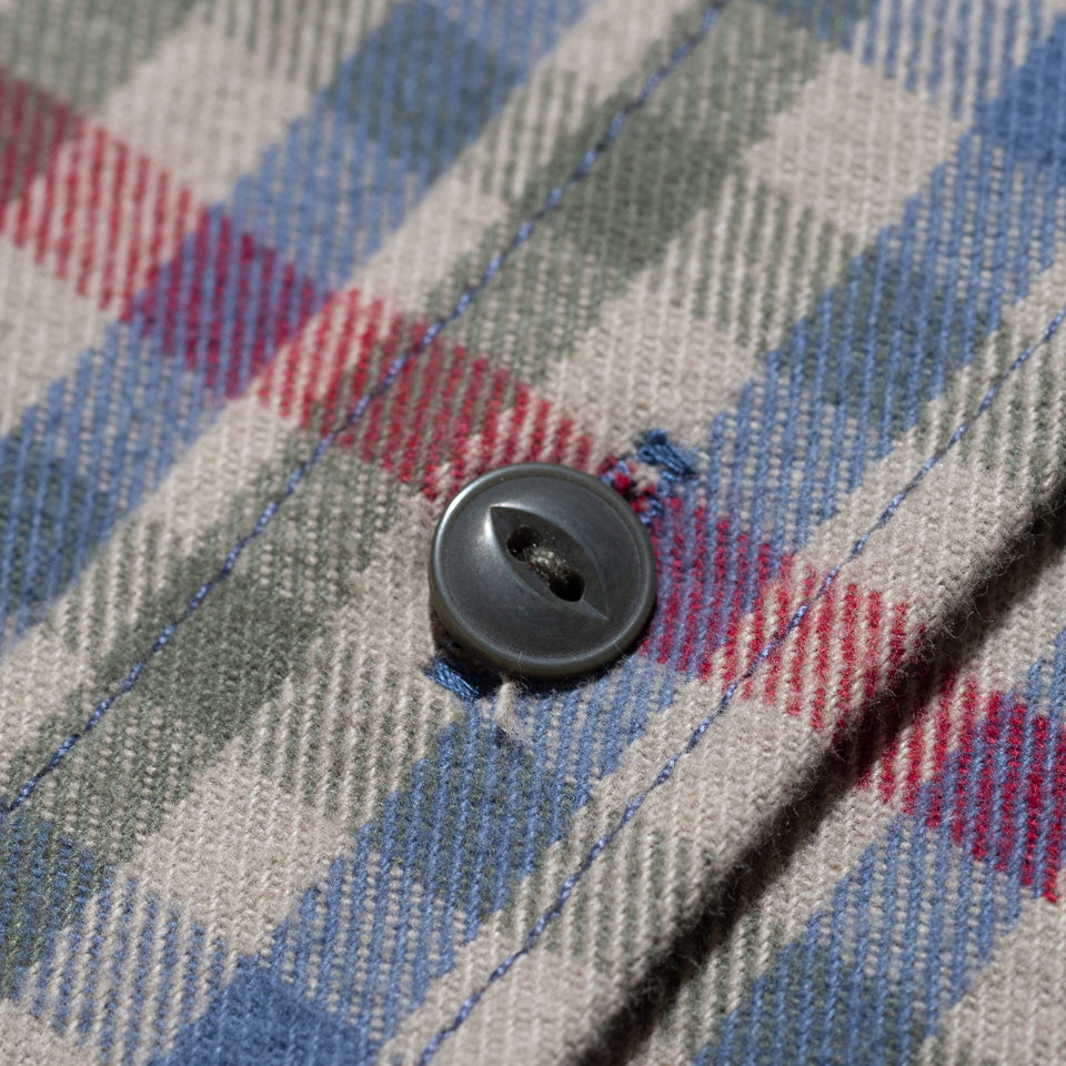 フランネルチェックシャツ BLACK LABEL FW22 レッド