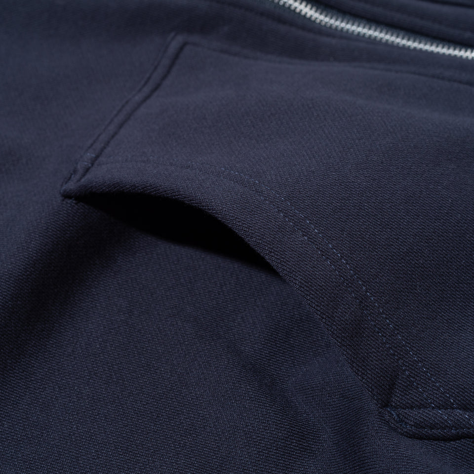 スウェット フルジップ フーディー ヘビーウェイト BLACK LABEL FW22 ダークネイビー
