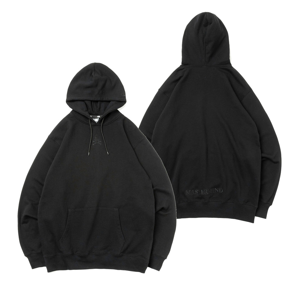 裏毛 スウェット プルオーバーフーディー mastermind JAPAN マスターマインド・ジャパン ブラック × ブラック