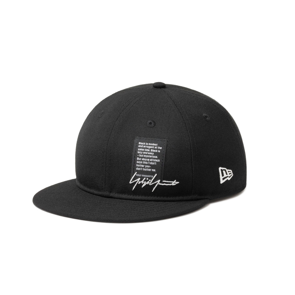 RC 9FIFTY Yohji Yamamoto FW22 シグネチャーロゴ 織ネーム ブラック